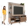 Home para Tv 65 Polegadas 2portas Ho4200 Carvalho Oak Petra Decibal Carvalho Oak Petra - 2
