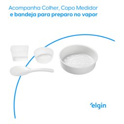 Panela de Arroz Elétrica Elgin 5 Xícaras 1 Litro 400w 220v - 5