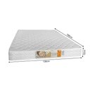 Ver imagem 2 de Cama Com Colchão Montessoriana Casal Infantil Ágatha Branco/Amêndoa Incluso Luminária Branco
