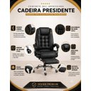 Ver imagem 5 de Cadeira Presidente Premium Kazartte - Preta