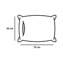 Ver imagem 5 de Capa Para Travesseiro Protetor Impermeável Anti Acaro 50x70cm Branco