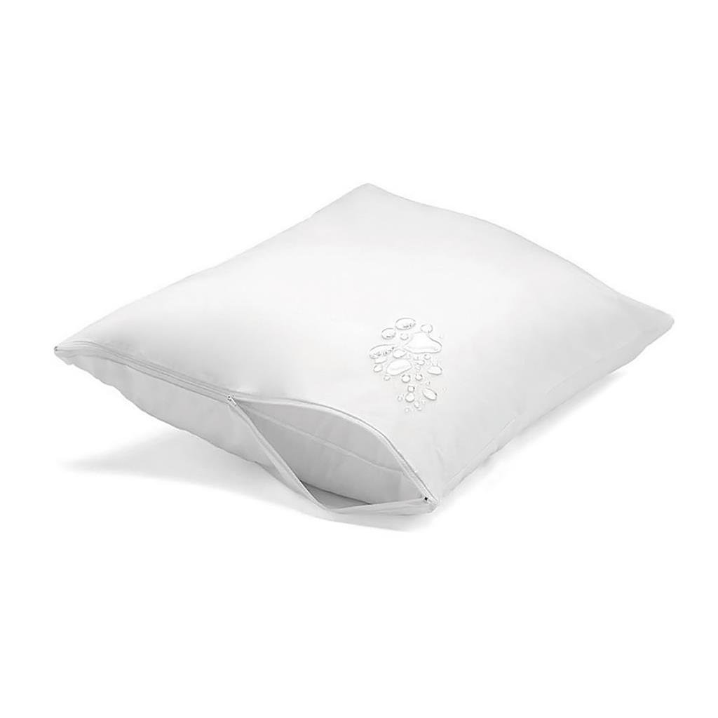 Capa Para Travesseiro Protetor Impermeável Anti Acaro 50x70cm Branco - 1