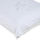 Ver imagem 2 de Capa Para Travesseiro Protetor Impermeável Anti Acaro 50x70cm Branco