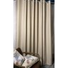 Cortina no Tecido Linho Flamê Bege com Forro Microfibra Bege - 1,85l X 2,60a - 1