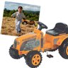 Trator Pedal Infantil Biemme Fazendeiro com Caçamba Amarelo - 4