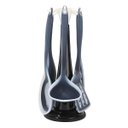 Ver imagem 6 de Kit 7 Peças Utensílios Cozinha Silicone Resistente e Durável:verde Água
