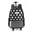 Ver imagem 1 de Mochila com Rodas Up4you 18" Poá Preta - Luxcel