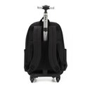 Ver imagem 6 de Mochila com Rodas Up4you 18" Poá Preta - Luxcel