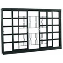 Ver imagem 1 de Janela de Correr em Aço 4 Folhas 100x120cm Grade Elo Gravia