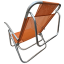 Ver imagem 4 de Cadeira de Praia Conforto Oversize Reclinavel 140kg Ronchetti Laranja