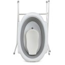 Ver imagem 3 de Banheira de Bebê Dobrável Portátil com Suporte e Almofada de Banho Cinza