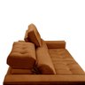 Sofa Retratil Reclinavel 2 Lugares 2,40 Vitória Veludo Terracota Lansofbr - 12