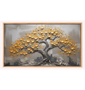 Ver imagem 2 de Quadro Decorativo N°169 160x90cm - Panorâmico Árvore da Vida - Madeira Clara - Rollflex
