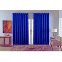 Ver imagem 2 de Cortina Jacquard Luxo em Tecido Semi Blackout Sala 5,00x2,80:azul Royal