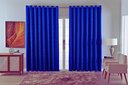 Ver imagem 2 de Cortina Jacquard Luxo em Tecido Semi Blackout Sala 5,00x2,80:azul Royal