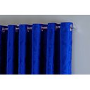Ver imagem 3 de Cortina Jacquard Luxo em Tecido Semi Blackout Sala 5,00x2,80:azul Royal
