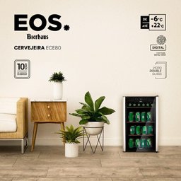 Cervejeira Eos Bierhaus 76 Litros Frost Free com Compressor e Porta de Vidro com Inox Ece80 110v - 3