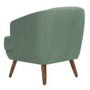 Ver imagem 5 de Poltrona Dekorien Tamara Linho Verde Sálviadecoração Alto Acabamento
