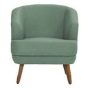 Ver imagem 6 de Poltrona Dekorien Tamara Linho Verde Sálviadecoração Alto Acabamento