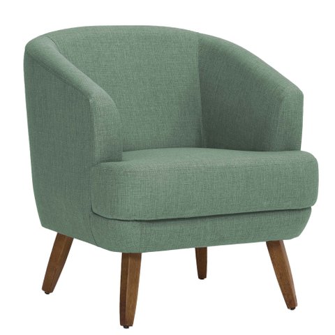 Poltrona Dekorien Tamara Linho Verde Sálviadecoração Alto Acabamento