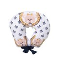 Ver imagem 1 de Almofada Amamentação Estampada Bebê Menino com Enchimento e Zíper - Rei Arthur Marinho