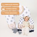 Ver imagem 5 de Almofada Amamentação Estampada Bebê Menino com Enchimento e Zíper - Rei Arthur Marinho