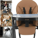 Ver imagem 4 de Cadeirinha de Alimentação Burigotto Prima Pappa Zero 3 Caramelo