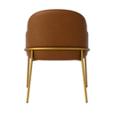 Ver imagem 7 de Cadeira Poltrona Decorativa Nuvem Premium Orgânico:courino Sintético Marrom