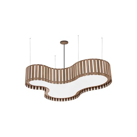 Luminária Pendente Mdf Jasmim- Madalli