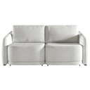 Ver imagem 2 de Sofá Cama Modulado Retrátil e Reclinável Decorativo Varsóvia 196cm Bouclê Cinza G33 - Gran Belo