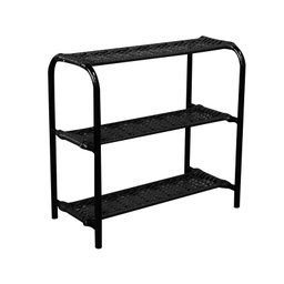 Sapateira Ratan Hawai 3 Prateleiras:preto - 3