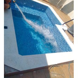Borda Piscina Atérmica Linha Prime 50x50x2cm Cinza - Areia de Quartzo Ind. Cimentícia - 2