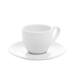 Xícara de Chá 220ml com Pires Branco - 1