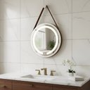 Ver imagem 5 de Espelho Redondo Iluminado 40cm com Alça Touch 2 Leds com Alça Adnet Reduna