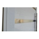 Ver imagem 3 de Porta Pivotante de Aluminio Branco Frisada 2,10 (a) X 1,00 (l) Linha 30 Completa