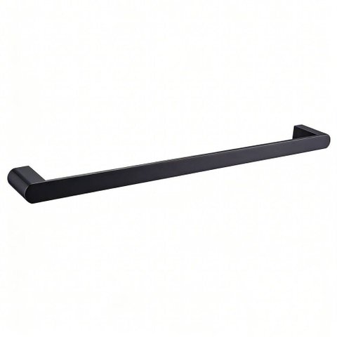 Porta Toalha Barra 60cm Livo Black Matte Addra