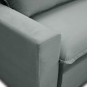 Ver imagem 7 de Sofa Retratil Reclinavel 2 Lugares 2m Andreza Veludo Lansof Cinza