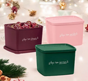 Ver imagem 1 de Tupperware Jeitoso 800ml Kit Aqui Tem Sorriso, Abraço e Carinho 3 Peças Tupperware Jeitoso 800ml Kit