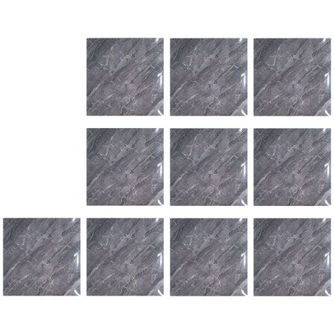 Placa Adesiva Marmore 3d Kit 10 Uni Autocolante Obra Reforma Casa Cozinha Banheiro Quarto Sala Papel