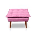 Ver imagem 7 de Kit C/2 Poltronas Opala + 01 Puff Opala Elegante Suede Rose