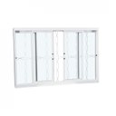 Ver imagem 1 de Janela de Correr em Aço 4 Folhas 100x150cm Grade Elo Renove Gravia