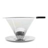 Coador de Café Inox Reutilizável N.102 Cromado - 1