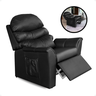 Poltrona do Papai Reclinavel em Corino Sala Conforto Botão (preto) - 1