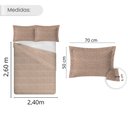 Ver imagem 3 de Kit Colcha Piquet Queen Size - 100% Algodão:Arabesco