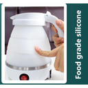 Ver imagem 2 de Chaleira Elétrica De Silicone Dobravel Esquenta Agua 600ml Portátil Pra Viagem 110v