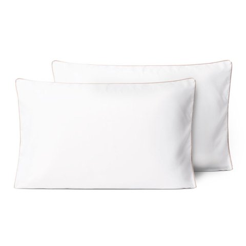 Kit Fronhas Linea Percal 200 Fios 50cm X 70cm 2 Peças - Bege