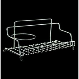 Suporte Porta Detergente, Bucha e Sabão Pia Cozinha Aço Cromado Prime - Aramig - 3