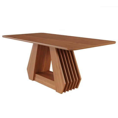 Mesa de Madeira Ágata 180 Cm Cinamomo - Cimol