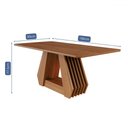 Ver imagem 2 de Mesa de Madeira Ágata 180 Cm Cinamomo - Cimol