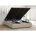 Ver imagem 1 de Cama Box Baú Queen Size Bipartido 158x198 Berflex Base Madeira Eucalipto Resistente para Organização
